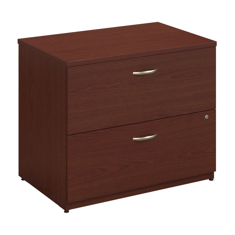 Series C 35.67'' Wide 2 -Drawer File Cabinet, Mahogany