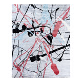 Overdyed One-of-a-Kind Rectangle 8' X 10'1" Hand Knotted Area Rug