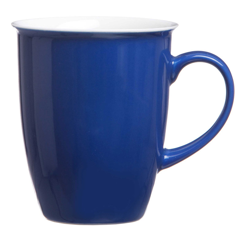 Porcelain Coffee Mug, Indigo