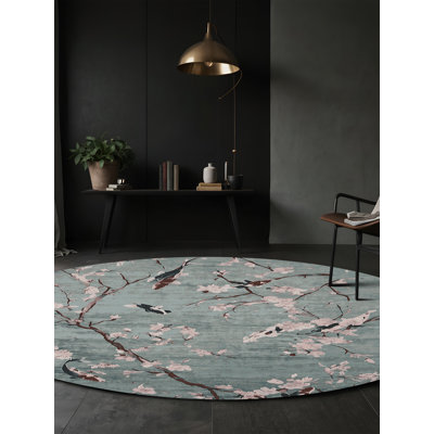 Machine Washable Gray Area Rug