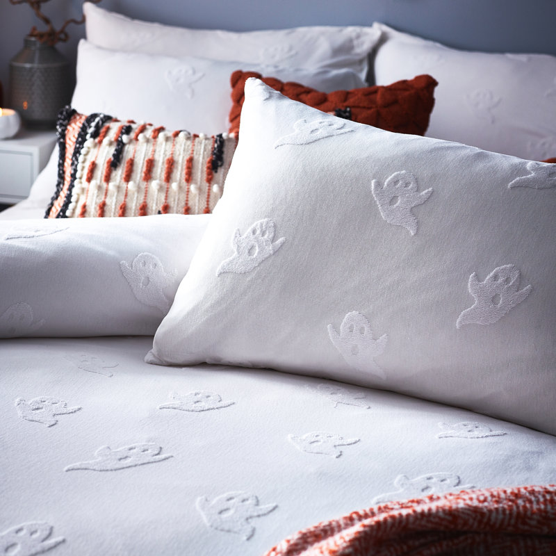 Sheila Cotton Abstract Duvet Cover Set with Pillowcases, Double Duvet Cover + 2 Standard Pillowcases
