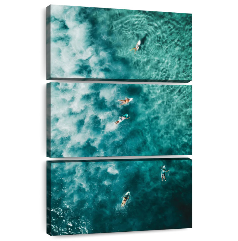Senne Before A Wave, 50" H x 32" W