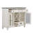 Colburn 6 Person Dining Set w/ 4 Slat Back Side Chairs, 1 Bench, & 1 Buffet