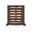 Ensemble de 2 tabourets d'extérieur en bois d'acacia