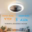 Ventilateur de plafond standard à DEL 20,5 po avec télécommande et ensemble d'éclairage inclus Sandee-2050267154