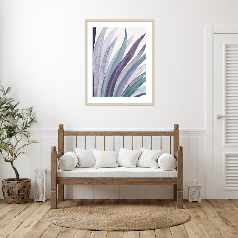 «Amethyst Scales Triptych III» par Grace Popp, impression sur bois encadrée, H 41 po x l 33 po