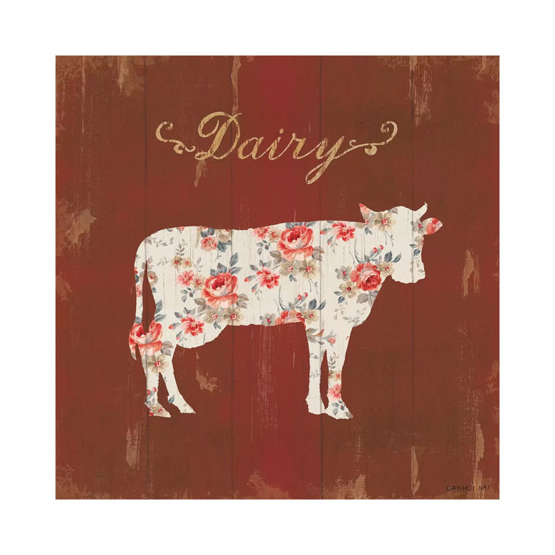 «Farm Patchwork IX» par Danhui Nai - impression d'art graphique, H 12 po x l 12 po x P 1,5 po, Toile tendue, Aucun mat