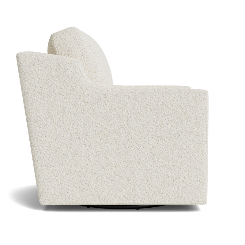 Gigi No Skirt Full Swivel Chair, Berber - Cream