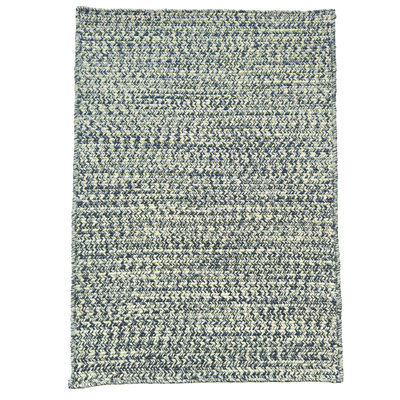 Tapis d'extérieur uni tressé Nautical Tweed