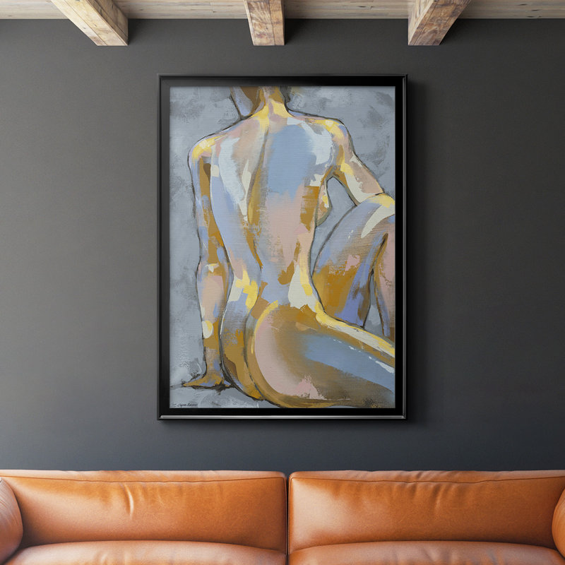Gray Maiden II, reproduction d'art encadrée, H 42,5 po x l 30,5 po x P 1,25 po, Noir