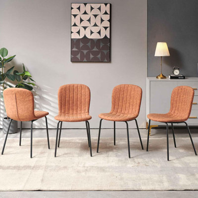 Hollymead Tufted Upholstered Back Side Chair Dining Chair by George Oliver