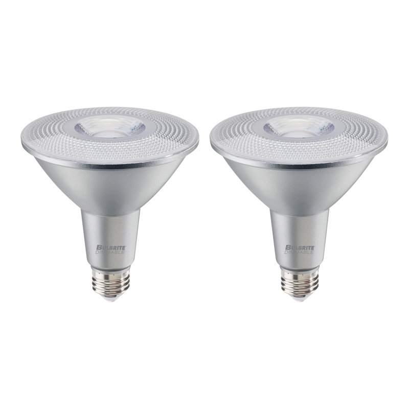 Bulbrite Pack Of (2) 15W LED PAR38 2700K General Purpose Bulb, 3000K