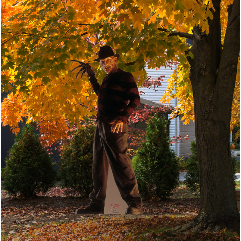 72'' Freddy Krueger Outdoor Halloween Standee