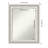 Closed Corner Frame Flat Wall Mirror