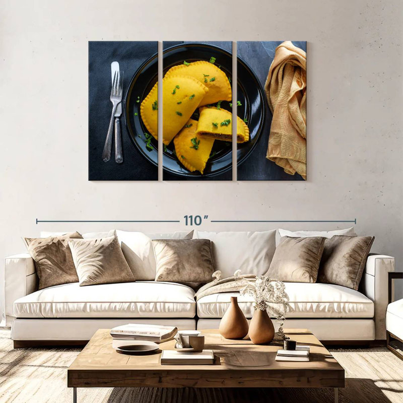 Yarlin Jamaican Beef Turnovers, 48" H x 74" W