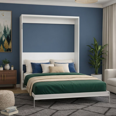 Multifunctional Vertical Murphy Wall Bed Queen Size