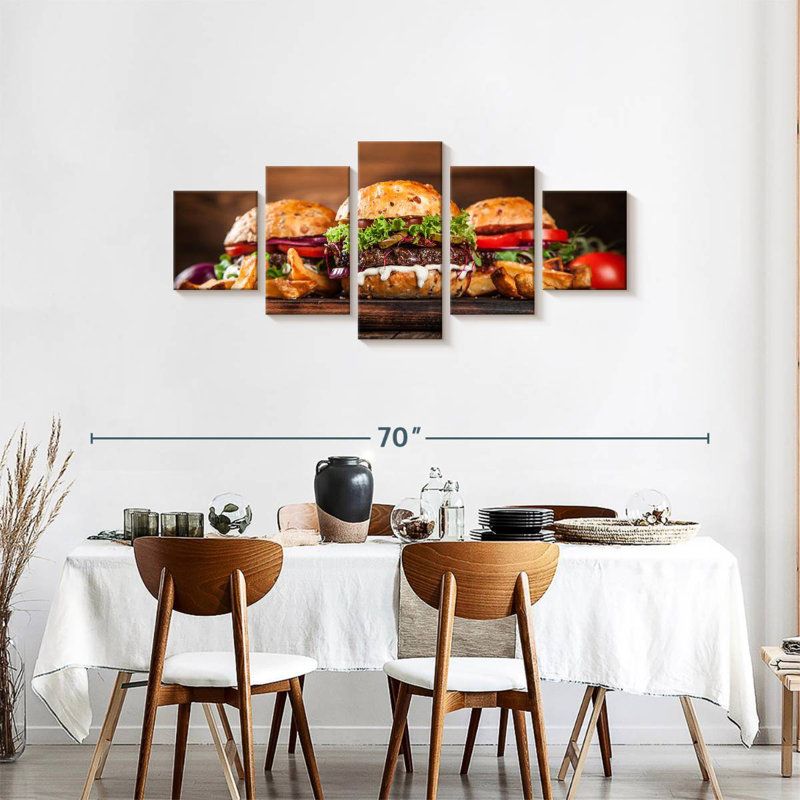 «Juice Burgers», H 24 po x l 55 po
