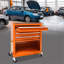 Chariot à outils multifonctionnel avec 4 roulettes