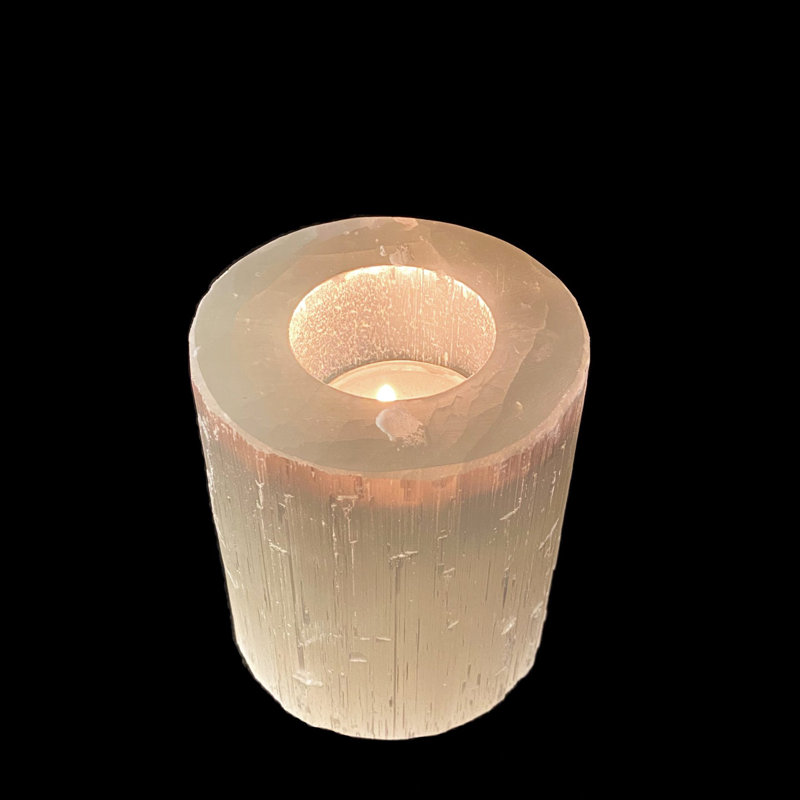 Porte-bougie Selenite