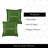 Kate Spade New York Old Habits, New Tricks Reversible Throw Pillow, 18" x 18" Green Decorative Pillow -120494224