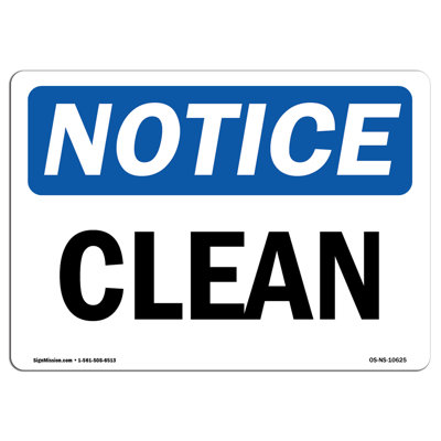 Clean Decal 5" X 3.5"