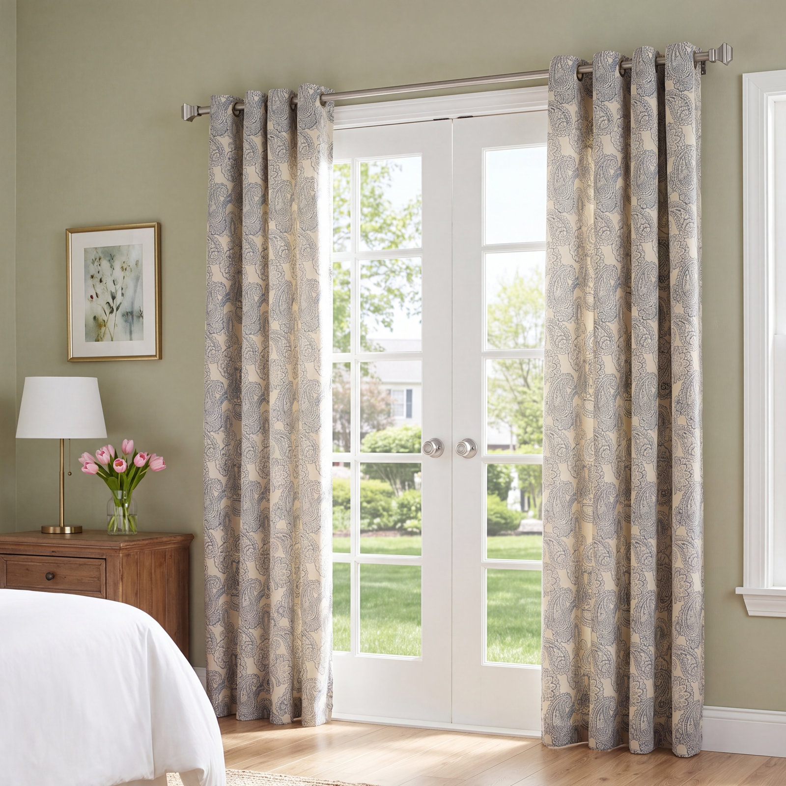 Willingford Blackout Curtain Panel Set, Blue, 52"W x 96"L