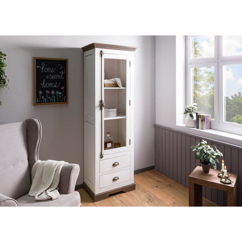 Toulouse Display Cabinet, Lacquered White