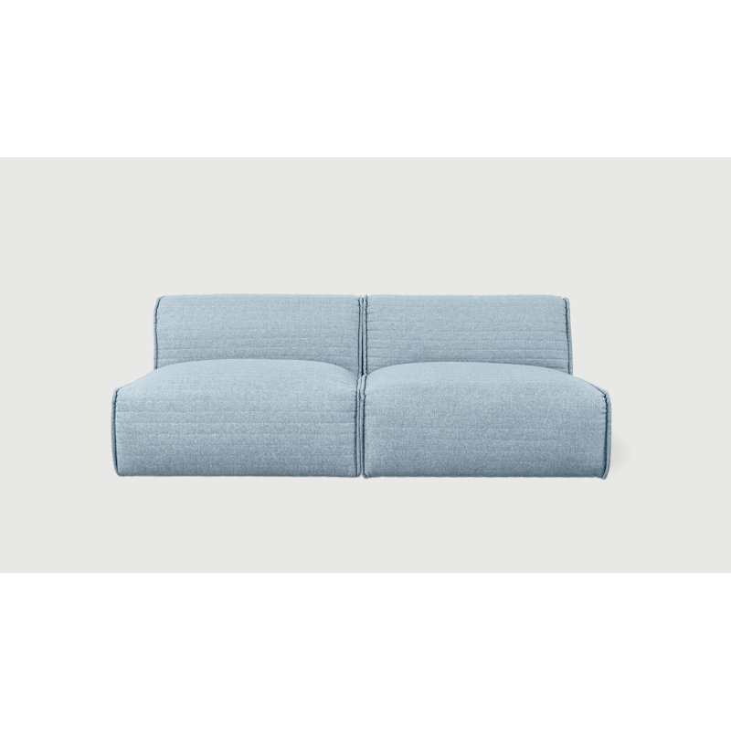 Canapé sans accoudoirs modulaire 2 pièces Nexus, 100% polyester
