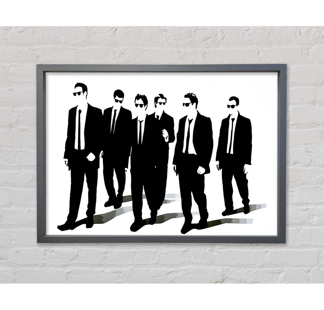 Reservoir Dogs Walking - Einzelne Bilderrahmen Kunstdrucke auf Leinwand