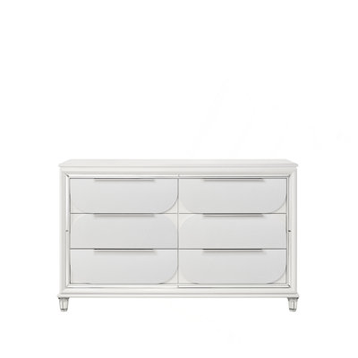 Commode Tarian, finition blanc perle