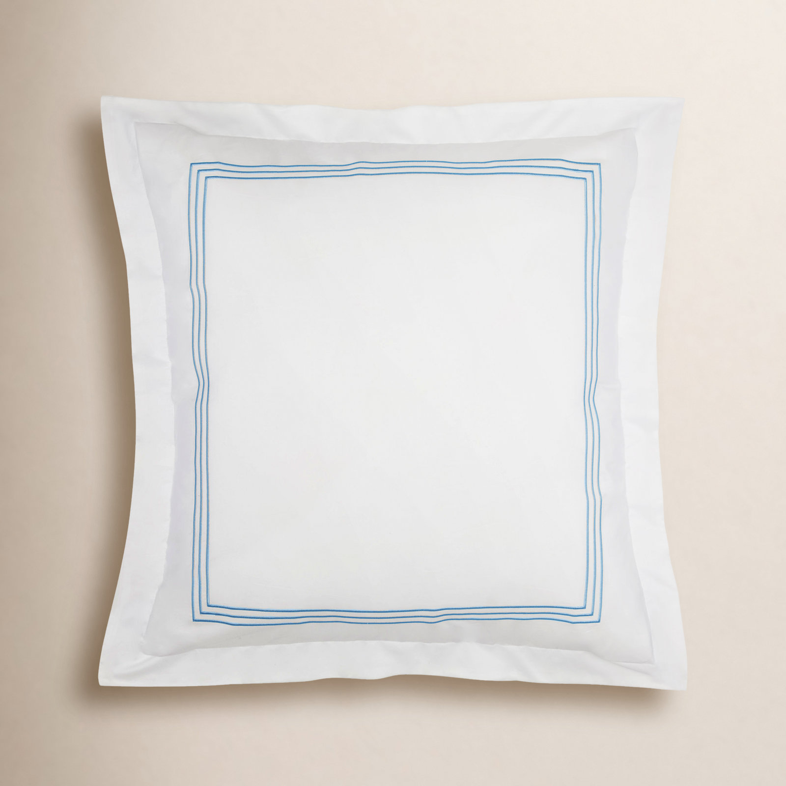 Norma Pillow Sham, Euro, Blue