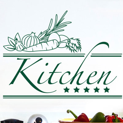 Food & Beverage Non-Wall Damaging Wall Decal