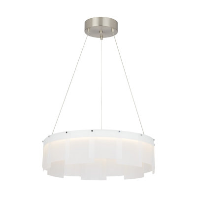 Stratos 1 - Light Glass LED Chandelier