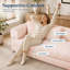 Canapé-lit modulaire convertible 77 po, canapé-lit en velours côtelé à assise profonde avec coussins amovibles pour appartement, salon et chambre d'amis-128973813