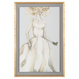 Golden Femme I Painting by Zana Brown
