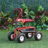 34.25'' H x 38.5'' W Cart with Wheels