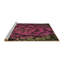 Tapis 100% à motifs lavables à la machine 2989 Pat2104-BRN-851915095