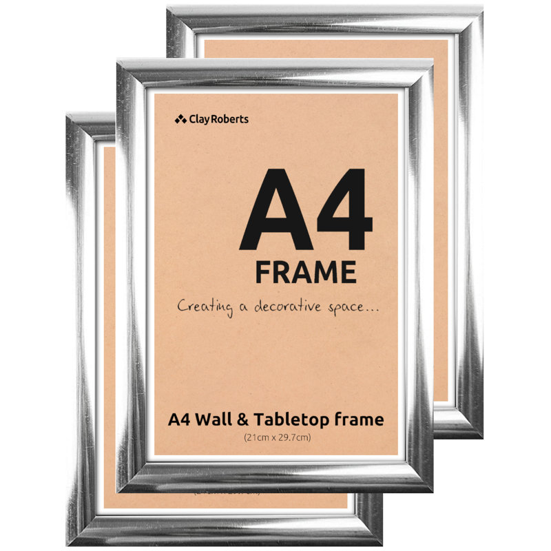 Picture Frame - Set of 3, Silver