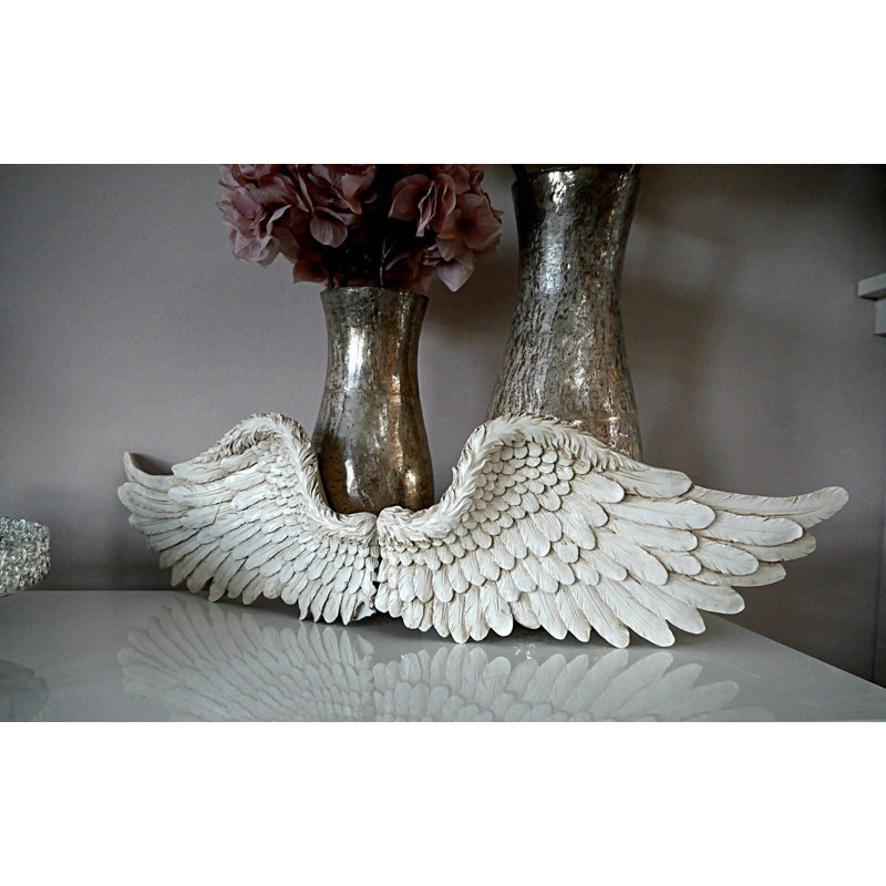 Daisy Religious & Spiritual Figurines & Sculptures, White, 10cm H x 22cm W x 2.5cm D