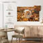 Spitz allemand Brampt sur une promenade d'automne-107854945