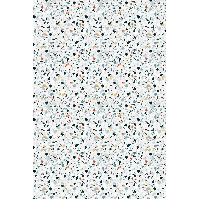 Avilynn Terrazo Black/Beige/Yellow Indoor/Outdoor Rug, Rectangle 133 x 200cm