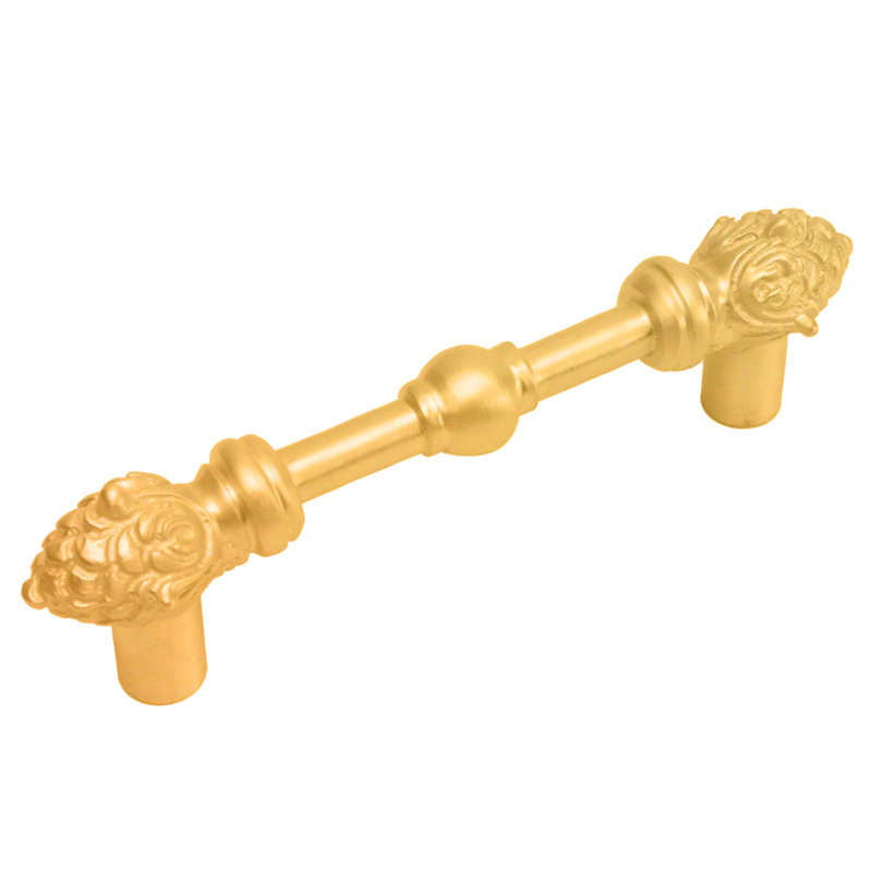 Bienvenue 6 inches c.c. pull in Gilded Mercury, 4", Gold