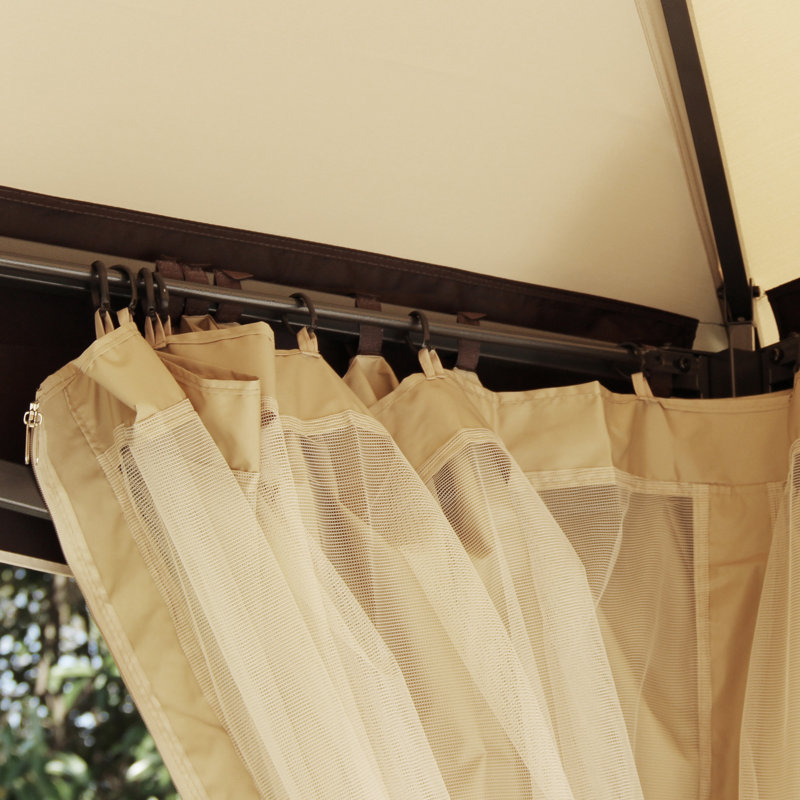 Petrolia 4m x 3m Metal Patio Gazebo