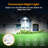 1 3 Head Weather Resistant Outdoor Security Light with Night Light-114325614