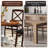 Cliftina Round Solid Wood Dining Table-844553313-844553326
