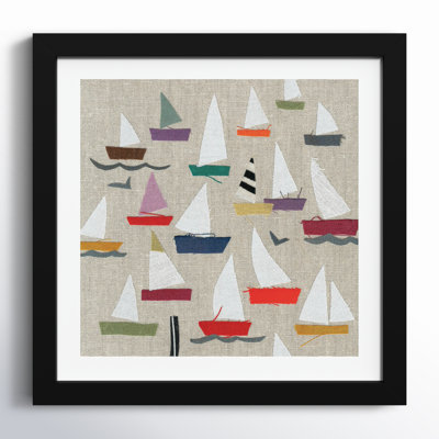 Montier Plain Sailing Framed on Paper by Jenny Frean Print