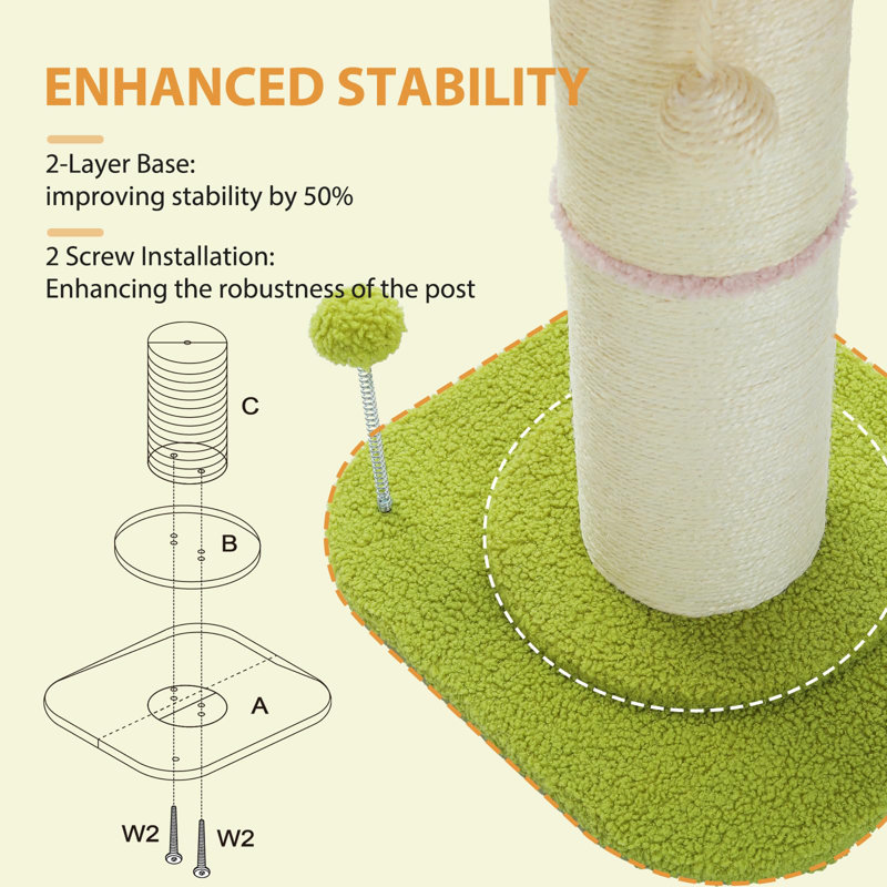 Scratching Post, Beige