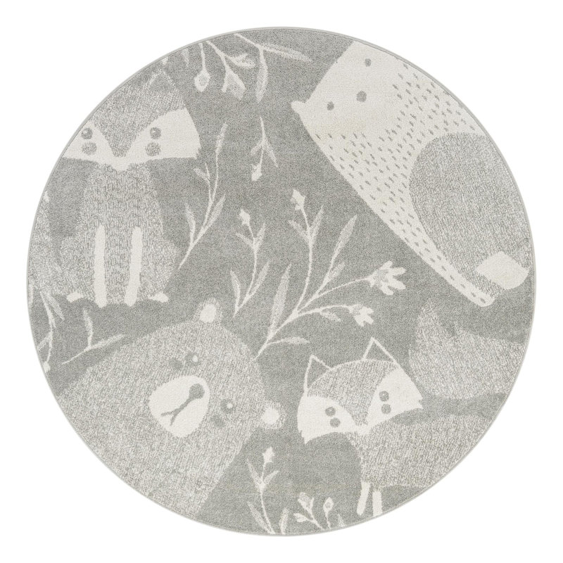 Whimsy Kids Rug, Round 6'1" 
