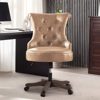 Asyra Wide Back Tufted Swivel Task Chair