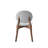Hadasa Walnut & Light Gray Finish 5Pcs Dining Room Set